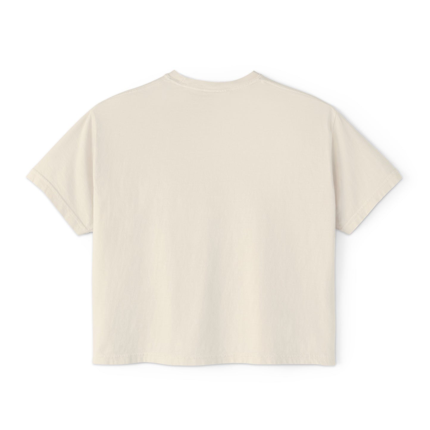 Cotton Candy Sunset Women's Boxy Crop Tee