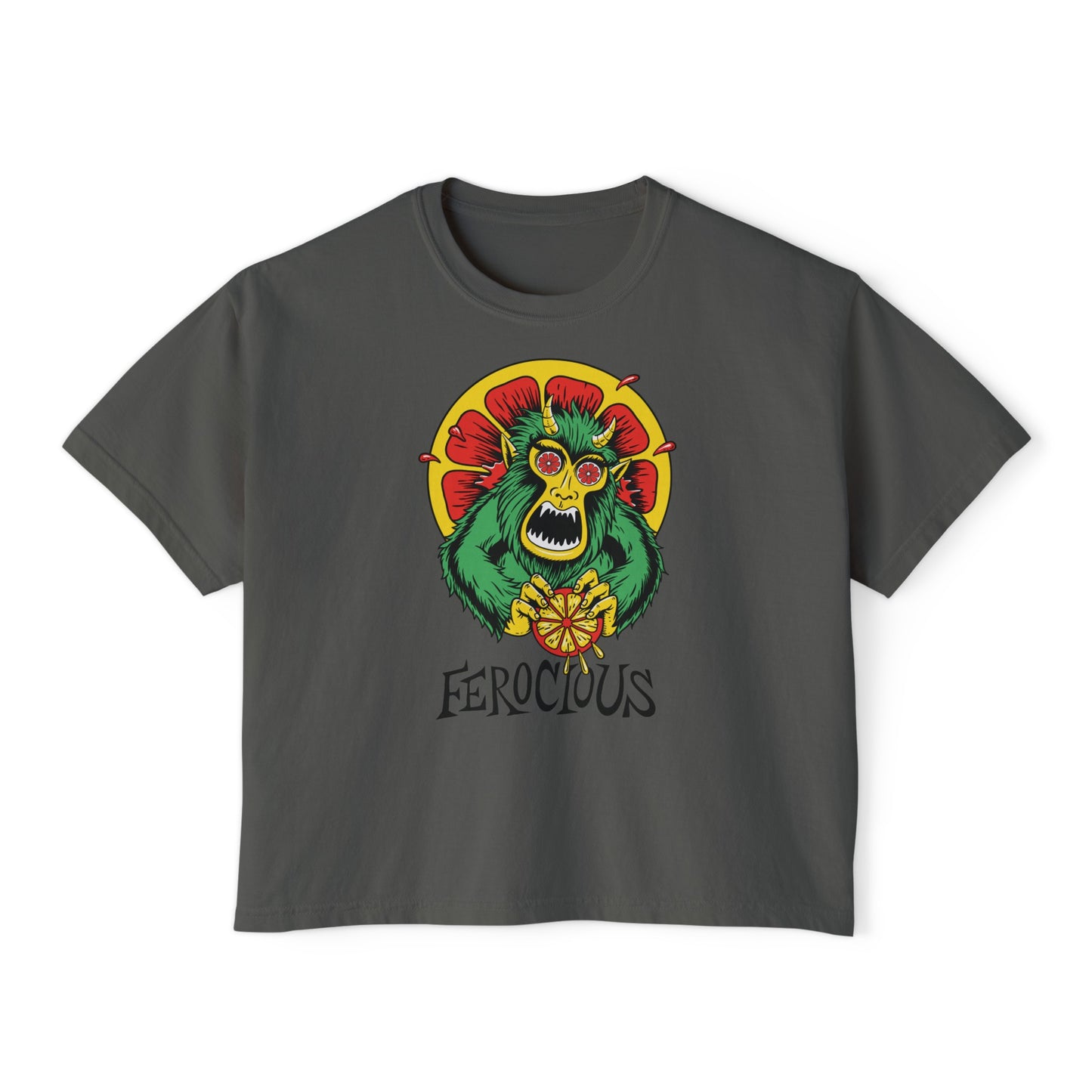 Ferocious Women's Cropped Boxy Tee