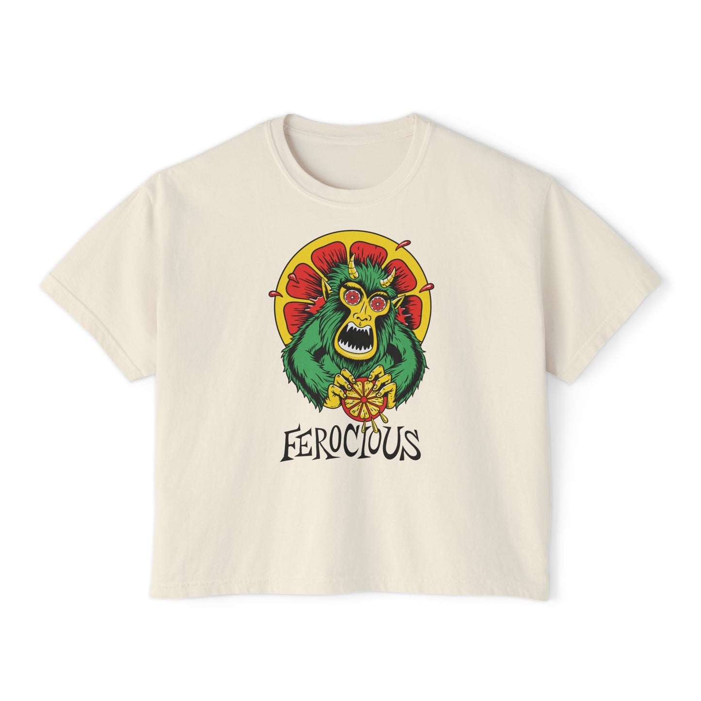 Ferocious Women's Cropped Boxy Tee