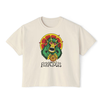 Ferocious Women's Cropped Boxy Tee