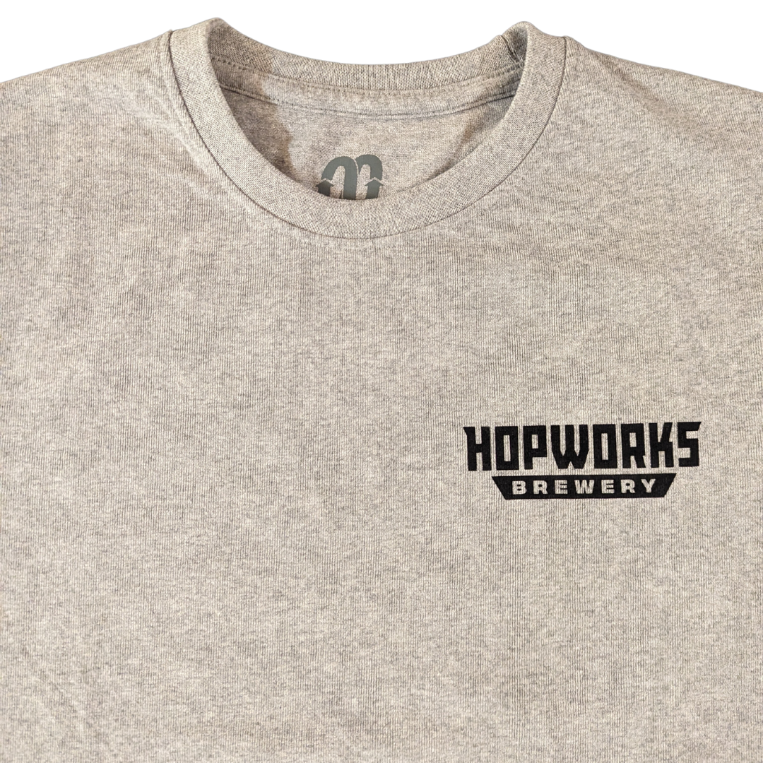 Hopworks Mountain Badge Upcycled Tee