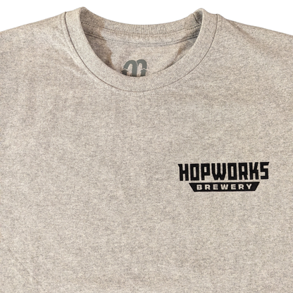 Hopworks Mountain Badge Upcycled Tee