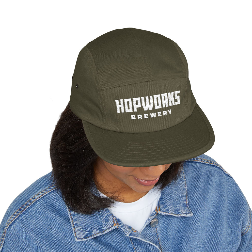 Hopworks Brewery - Embroidered 5 Panel Cap