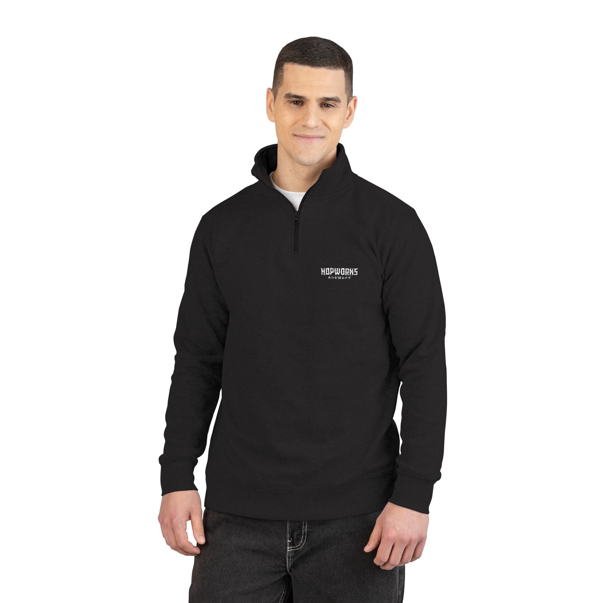 Hopworks Embroidered Fleece Pullover - Unisex
