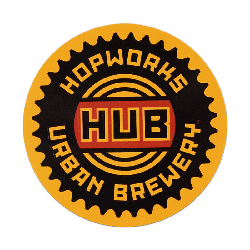 HUB Sprocket Logo Sticker